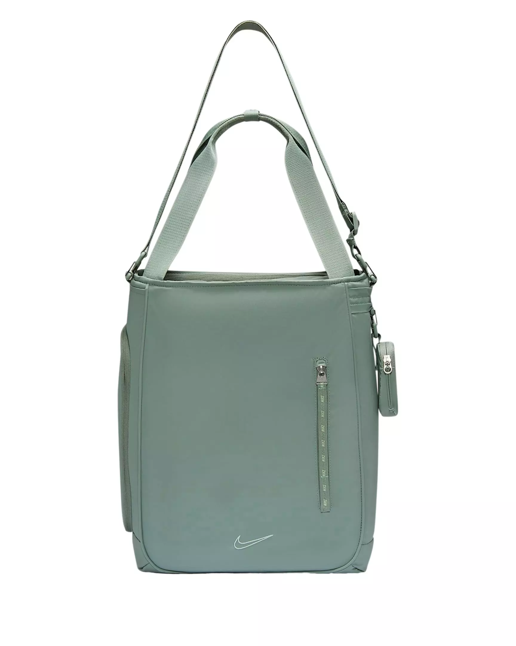 Nike gray × neon green sling bag Nike cross body bag with branded straps in gray and neon yellow